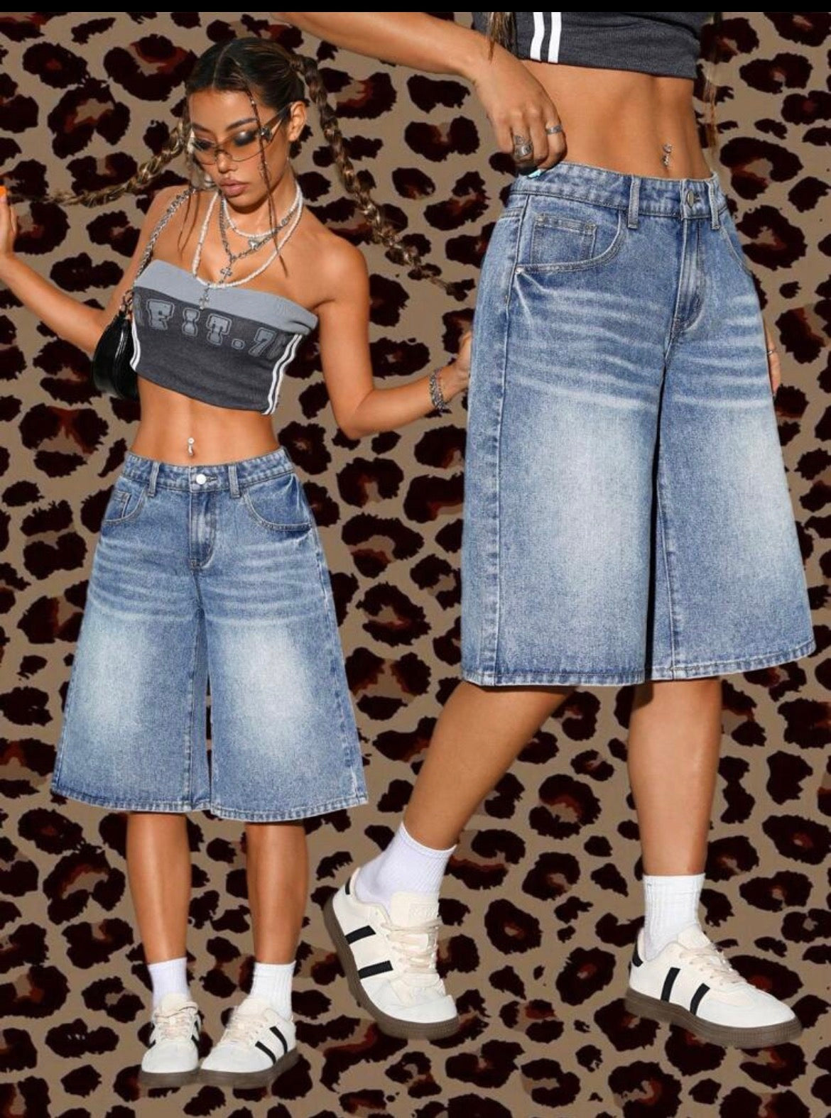 Y2K Denim baggy shorts